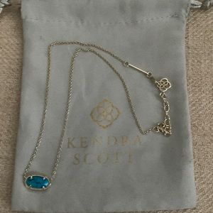 Kendra Scott turquoise gold necklace